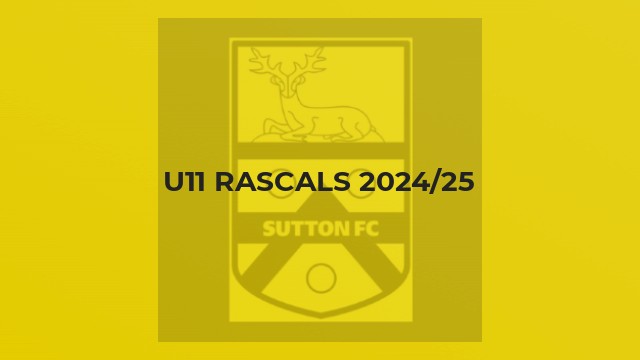 U11 Rascals 2024/25