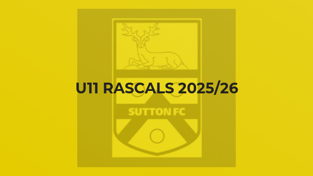 U11 Rascals 2025/26