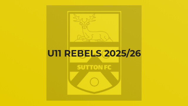 U11 Rebels 2025/26
