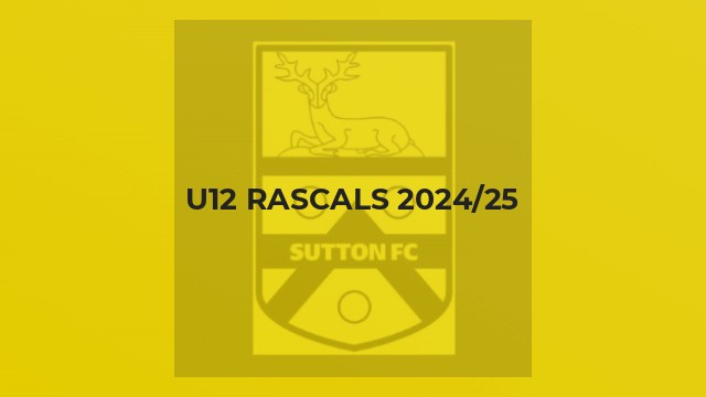 U12 Rascals 2024/25