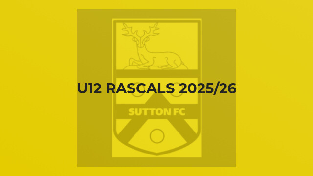 U12 Rascals 2025/26