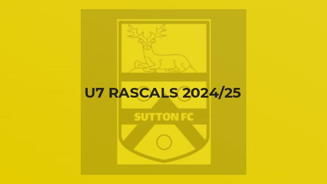 U7 Rascals 2024/25