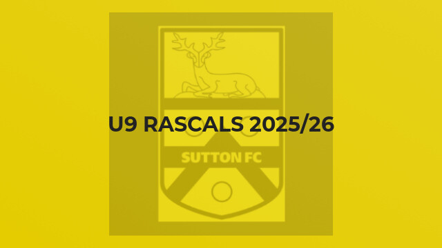 U9 Rascals 2025/26