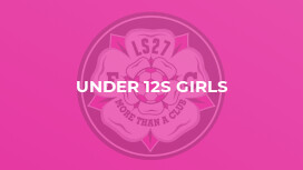 Under 12s Girls