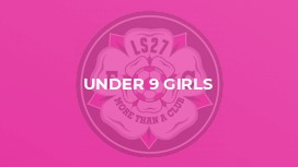 Under 9 Girls