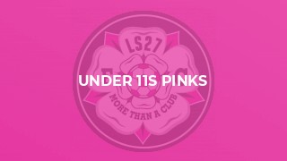 Under 11s Pinks