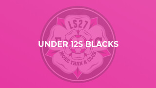 Under 12s Blacks