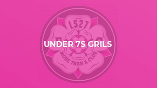 Under 7s Grils