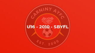 U16 - 2010 - SBYFL