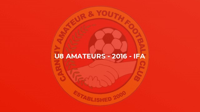 U8 Amateurs - 2016 - IFA