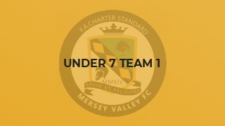 Under 7 Team 1