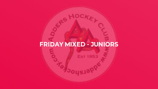 Friday Mixed - Juniors