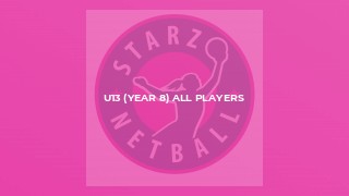 U13 (Year 8) All Players