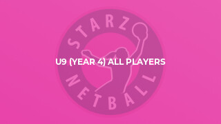U9 (Year 4) All Players