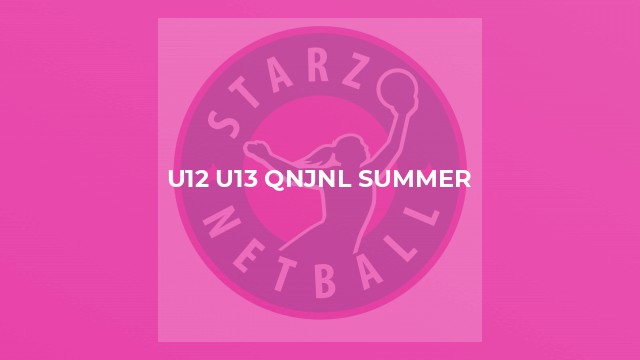 U12 U13 QNJNL Summer