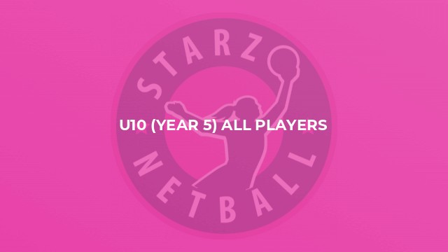 U10 (Year 5) All Players