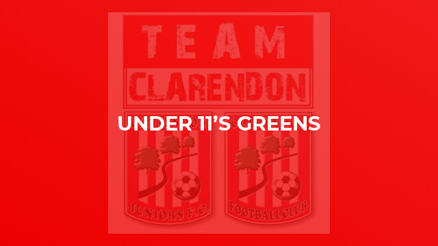 UNDER 11’s GREENS