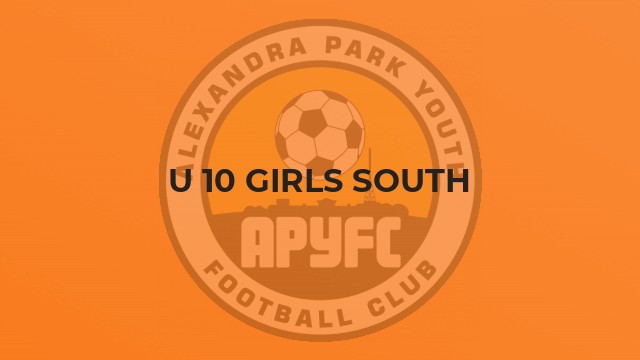 U 10 Girls South
