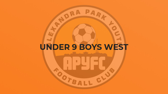Under 9 Boys West
