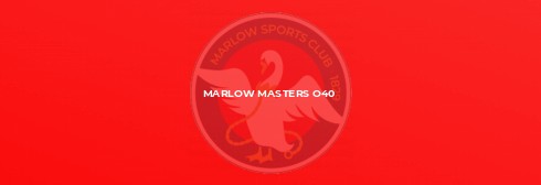 Marlow O40's knocked out of the England Hockey trophy