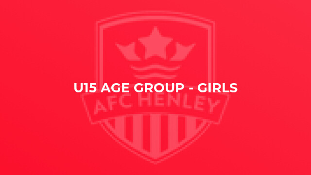 U15 Age Group - Girls