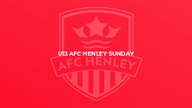 U13 AFC Henley Sunday