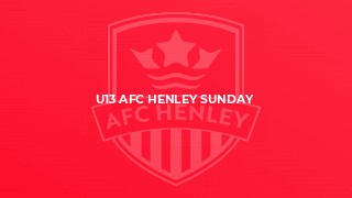 U13 AFC Henley Sunday
