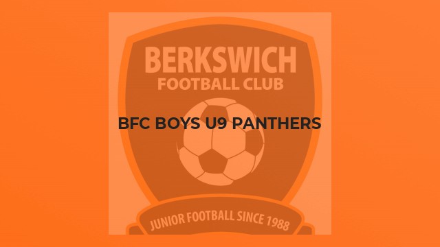 BFC Boys u9 Panthers