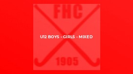 U12 Boys - Girls - Mixed