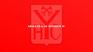 Mens 3s & 4s Summer XI