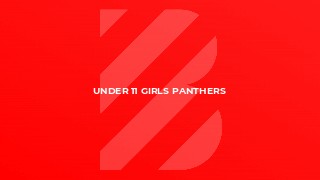 Under 11 Girls Panthers