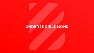 Under 18 Girls Lions