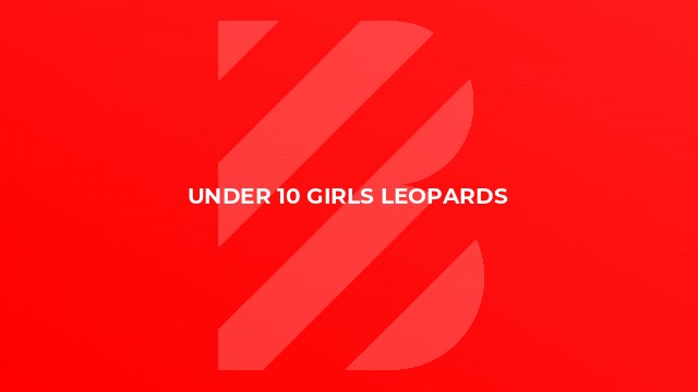 Under 10 Girls Leopards