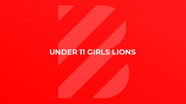 Under 11 Girls Lions