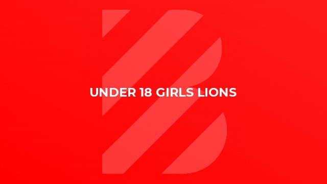 Under 18 Girls Lions