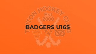 Badgers U16s
