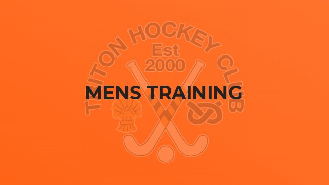 Mens Training