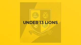 Under 13 Lions