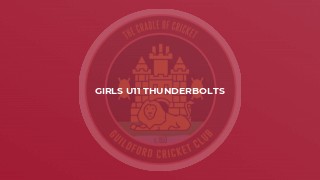 Girls U11 Thunderbolts
