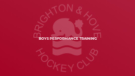 Boys Performance Training