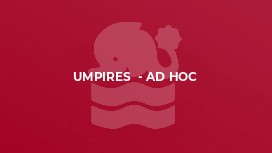 Umpires  - Ad hoc