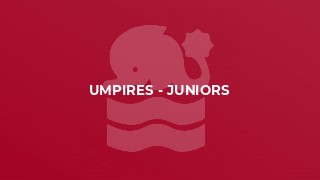 Umpires - Juniors