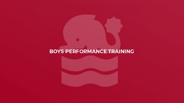 Boys Performance Training