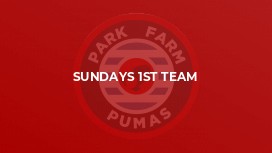 Sundays 1st Team