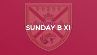 Sunday B XI