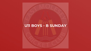 U11 Boys - B Sunday