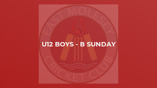 U12 Boys - B Sunday