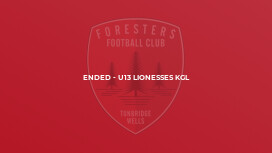 ENDED - U13 Lionesses KGL