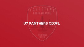 U7 Panthers CDJFL