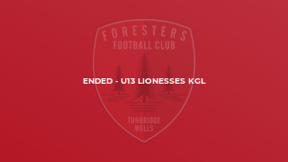 ENDED - U13 Lionesses KGL